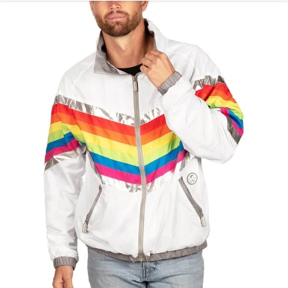 Unisex Tipsy Elves Pro Windbreaker Jacket L NWT - Picture 2 of 16